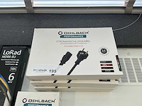Oehlbach powercord c13 5m voedingskabel (3x) - afbeelding 2 van  3
