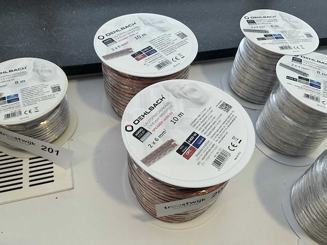Oehlbach speaker wire 60 2 x 6mm2 10m audio kabel (2x) - afbeelding 3 van  3
