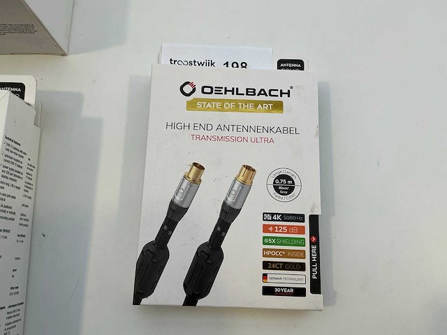 Oehlbach transmission ultra 0,75m antennekabel - afbeelding 2 van  3
