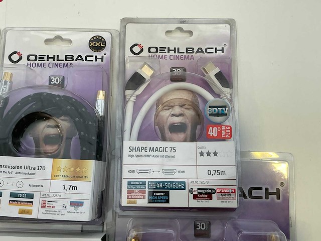 Oehlbach videokabel (6x) - afbeelding 4 van  7