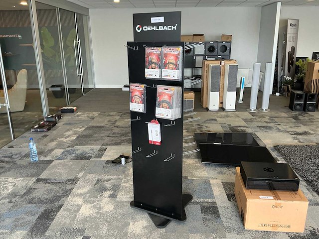 Oehlbach winkeldisplay met audio-kabels - afbeelding 7 van  7