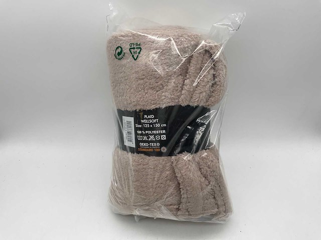 Oekoxtex zest deken/plaid (60x) - afbeelding 3 van  5