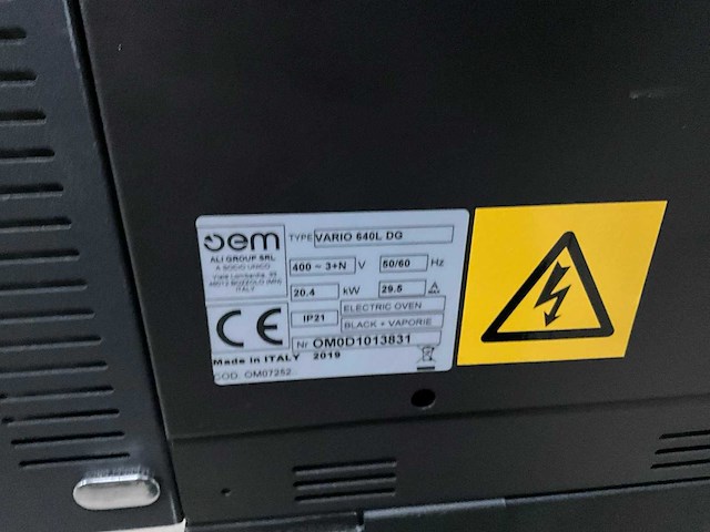 Oem vario 659l dg pizza oven 2019 - afbeelding 10 van  18