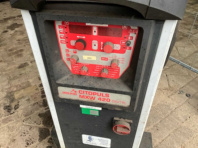 Oerlikon citopuls mxw 420 mig lasapparaat - afbeelding 5 van  6