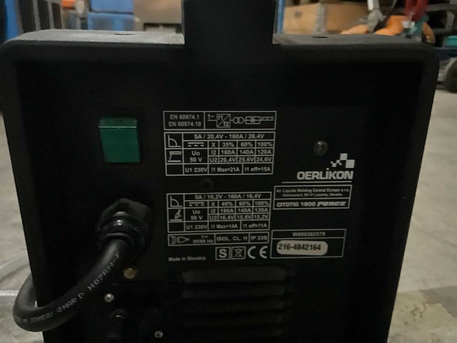 Oerlikon citotig 1800 tig lasmachine - afbeelding 4 van  7