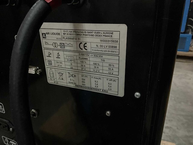 Oerlikon plasmafix 51 tig-lasser met vloeistofkoeling - afbeelding 8 van  8