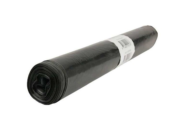 Of garbage bag 90x125 zwart 10/roll (8760x) - afbeelding 1 van  1