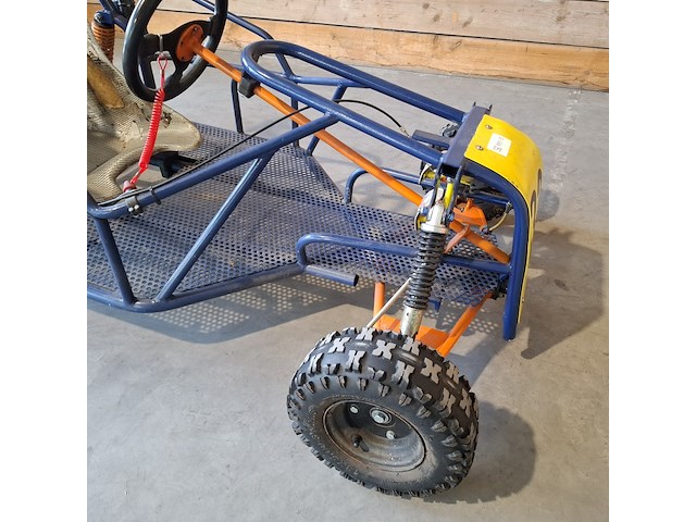 Off-road kart, blauw / oranje - afbeelding 2 van  23