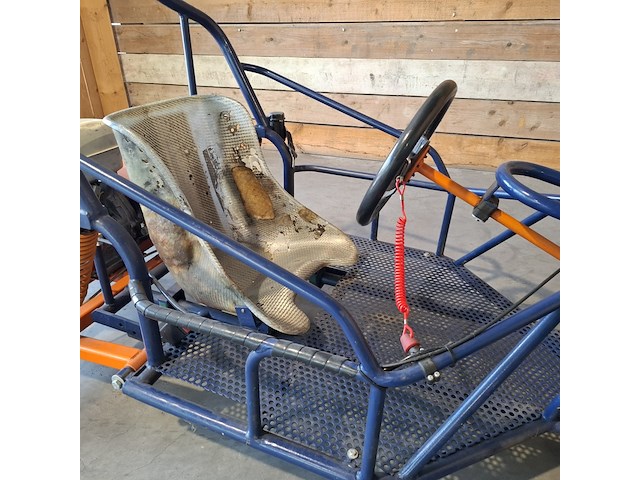Off-road kart, blauw / oranje - afbeelding 4 van  23
