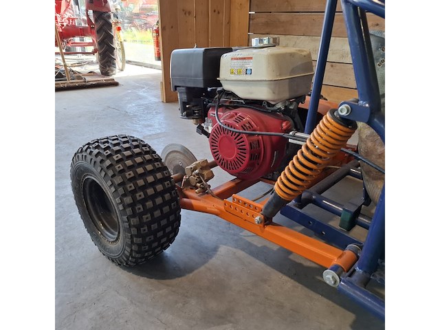 Off-road kart, blauw / oranje - afbeelding 6 van  23