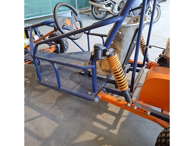 Off-road kart, blauw / oranje - afbeelding 13 van  23