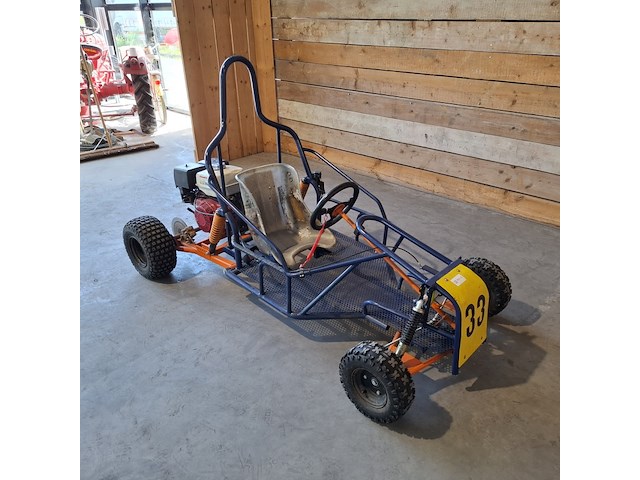 Off-road kart, blauw / oranje - afbeelding 12 van  23