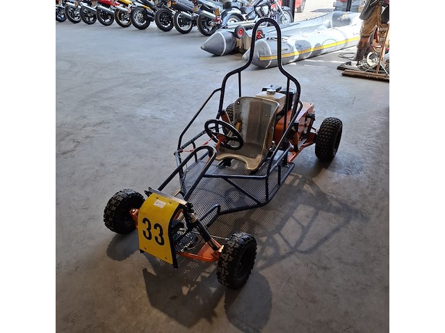 Off-road kart, blauw / oranje - afbeelding 20 van  23