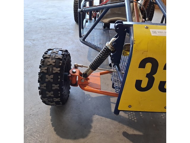Off-road kart, blauw / oranje - afbeelding 23 van  23