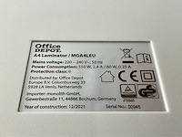 Office depot a4 lamineerapparaat - afbeelding 3 van  3