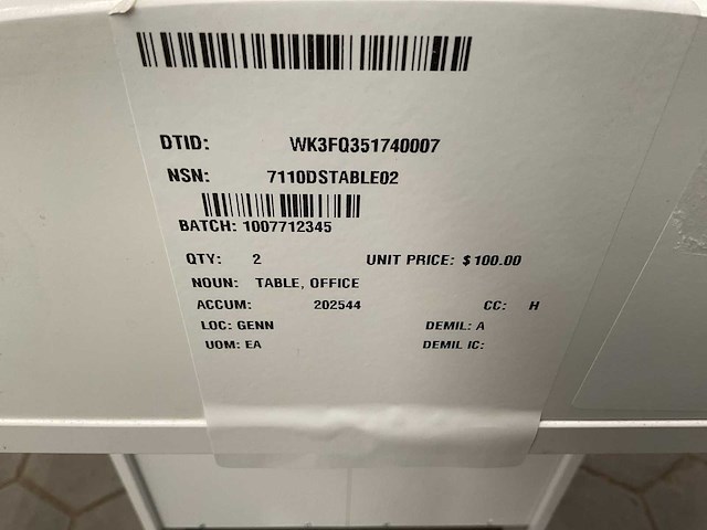 Office table - afbeelding 5 van  5