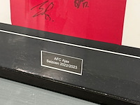 Officieel gesigneerd ingelijst ajax shirt seizoen 2022-2023 adidas, afc ajax, 2022-2023 - afbeelding 3 van  4