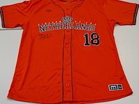 Officieel honkbal shirt nederlands team van didi gregorius kluppsportswear, oranje, gesigneerd, m - afbeelding 1 van  2
