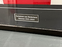 Officieel ingelijst ajax kampioensshirt seizoen 2021-2022 afc ajax, 2021-2022 - afbeelding 2 van  3