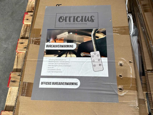 Officius infrarood verwarmingspaneel (8x) - afbeelding 2 van  5