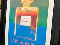 Offset-lithografie, andy warhol, chanel no°5, (gesigneerd met certificaat) - afbeelding 2 van  6