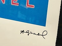 Offset-lithografie, andy warhol, chanel no°5, (gesigneerd met certificaat) - afbeelding 3 van  6