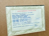 Offset-lithografie, andy warhol, chanel no°5, (gesigneerd met certificaat) - afbeelding 6 van  6