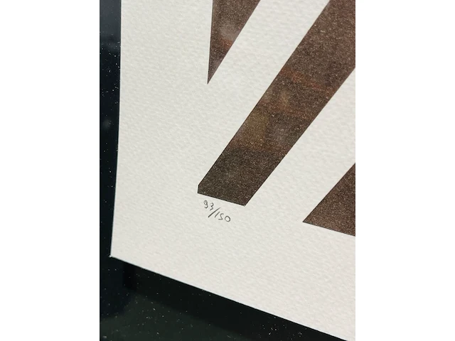 Offset-lithografie, roy lichtenstein, "forms in space", 1996, (gesigneerd met certificaat) - afbeelding 4 van  6