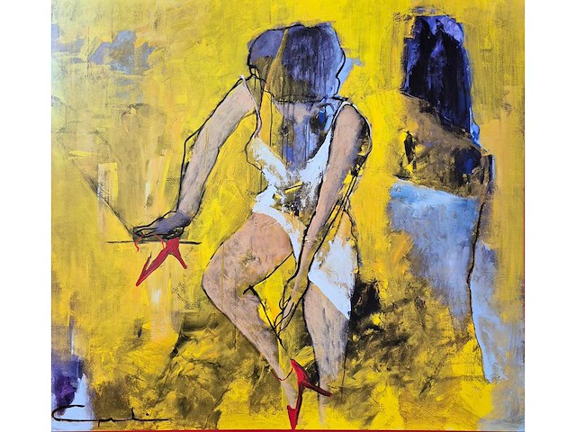 Offset print gerdine duijssens ‘baadster’ - afbeelding 1 van  2