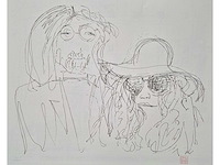 Offset print john lennon - afbeelding 1 van  1