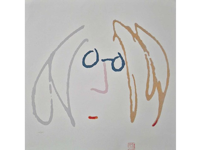 Offset print john lennon - afbeelding 1 van  1