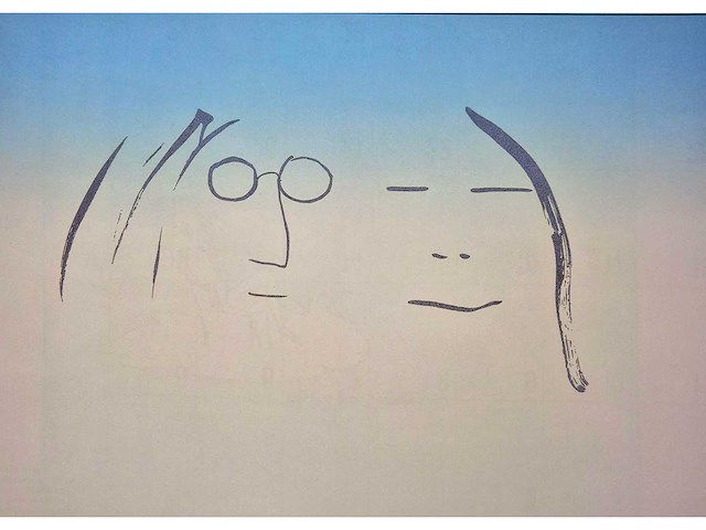 Offset print john lennon - afbeelding 1 van  1