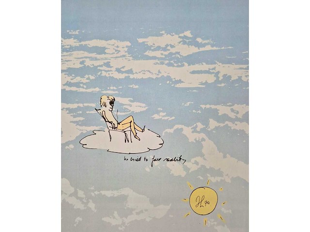 Offset print john lennon - afbeelding 1 van  1