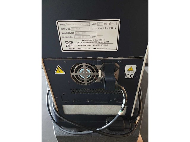 Ogp - 1998 - smartscope 250 cfov - optisch meetinstrument - afbeelding 21 van  21