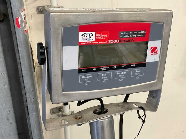 Ohaus 3000 xtreme t32xw voedingsweegschaal - afbeelding 3 van  4