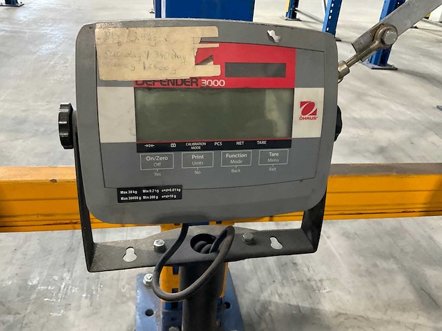 Ohaus defender 3000 weegschaal (4x) - afbeelding 5 van  14