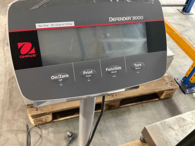 Ohaus defender 3000 weegschaal (4x) - afbeelding 10 van  14