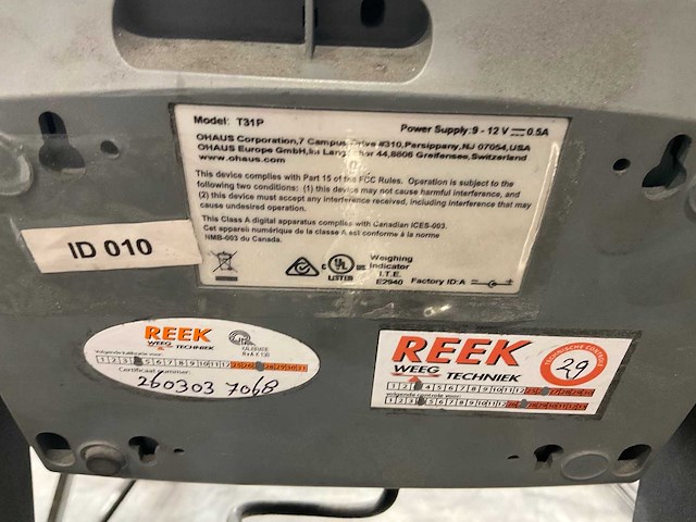 Ohaus defender 3000 weegschaal (4x) - afbeelding 13 van  14