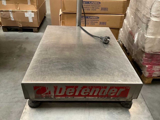 Ohaus defender 3000 xtreme w plateauweegschaal - afbeelding 5 van  7