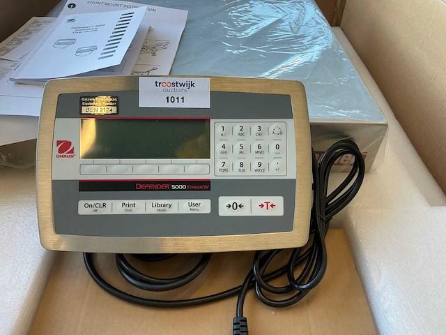Ohaus defender 5000xtremew td52xw weegschaal - afbeelding 3 van  10