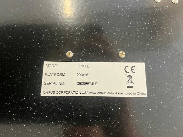 Ohaus es100l weegschaal (2x) - afbeelding 5 van  7