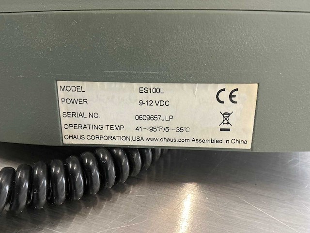 Ohaus es100l weegschaal (2x) - afbeelding 6 van  10