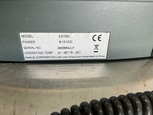Ohaus es100l weegschaal (2x) - afbeelding 10 van  10