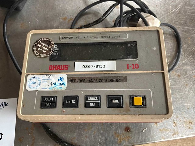 Ohaus i-10 weegschaal - afbeelding 3 van  3