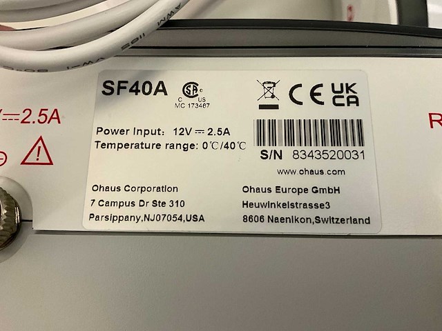 Ohaus sf40a labelprinter (3x) - afbeelding 6 van  6