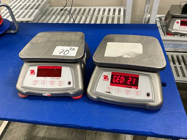 Ohaus valor 2000w weegschaal (2x) - afbeelding 4 van  6