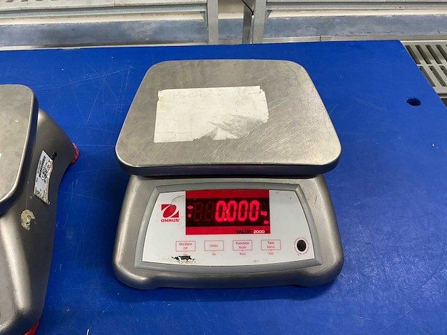 Ohaus valor 2000w weegschaal (2x) - afbeelding 2 van  4