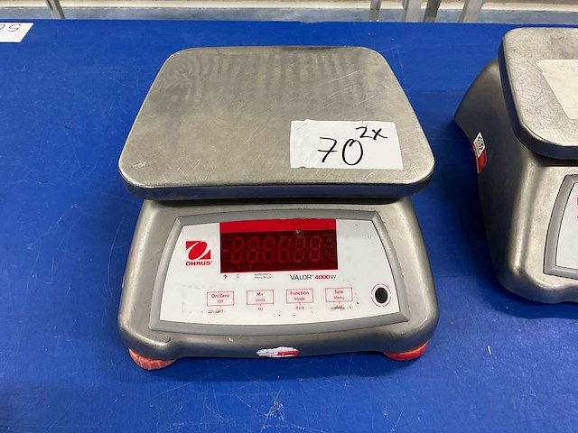 Ohaus valor 2000w weegschaal (2x) - afbeelding 3 van  4