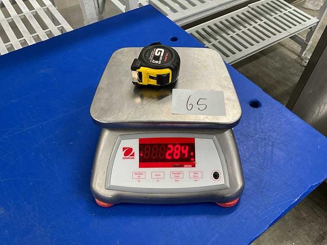 Ohaus valor 2000w weegschaal - afbeelding 6 van  6