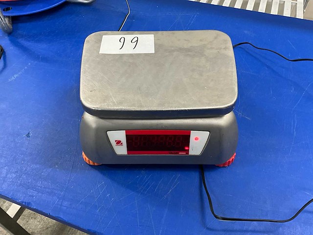 Ohaus valor 2000w weegschaal - afbeelding 4 van  5